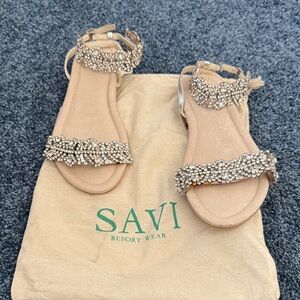 Women's Elegant Silver Sandals